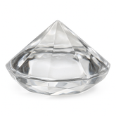 Clear Diamond Gem Place Card Holders - 10-Pack